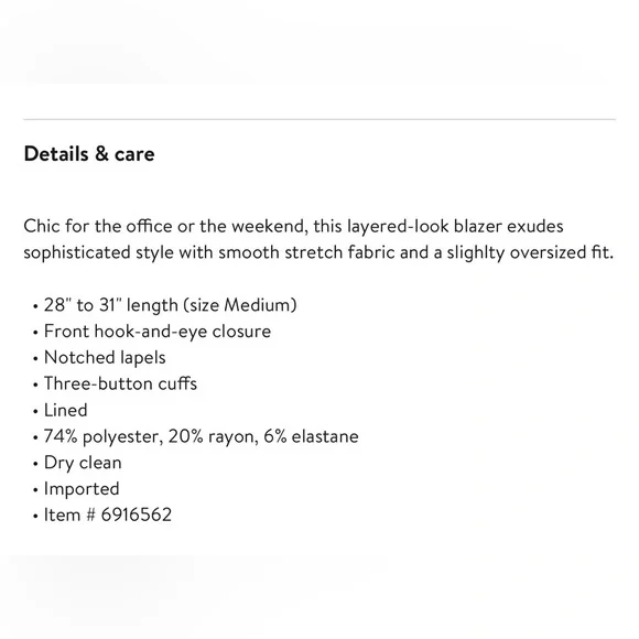 Favorite Daughter The Kelly Blazer M - Picture 4 of 4